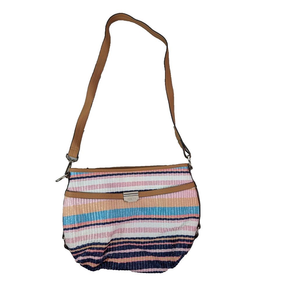 Rosetti Crossbody Bag Women's‎ Zipper Closure Multiple Pockets Striped Designer